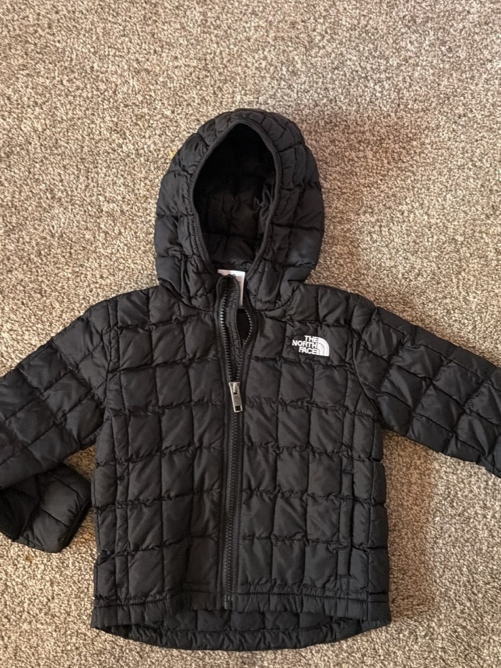 The North Face Black Quilted Hooded Puffer